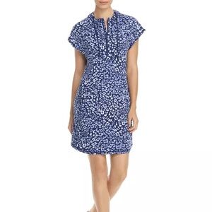 Tommy Bahama Blue Leopard Hooded Dress